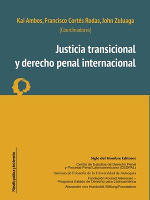 cover image of Justicia transicional y derecho penal internacional